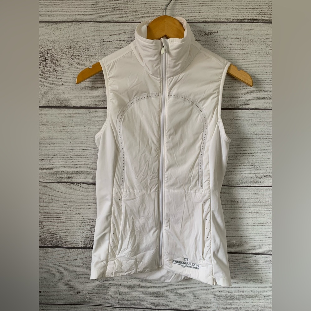 Lululemon white vest Size 4